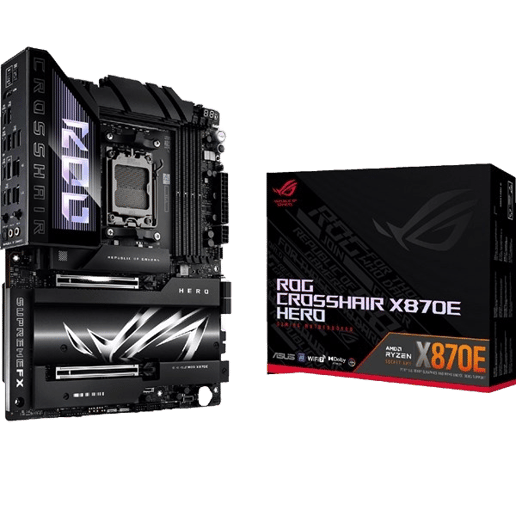 ASUS ROG Crosshair X870E Hero ATX Motherboard for AMD Socket AM5 CPUs